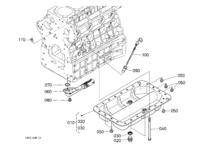 Carter para Tractor Kubota Original 1G511-01605 - Imagen 2