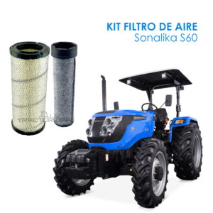 Filtro de aire tractor Sonalika S60 Completo
