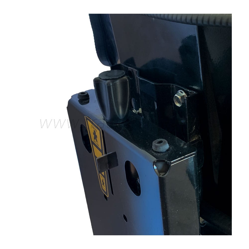 asiento de tractor ajustable color negro