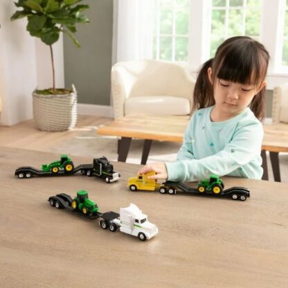 Tractomula semiremolque de juquete con tractor John Deere - Imagen 2