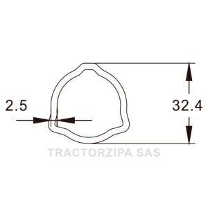 tubo trilobular externo categoria 1