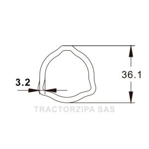 tubo trilobular externo categoria 2