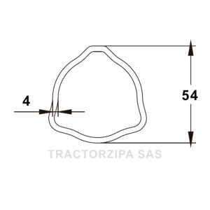 tubo trilobular externo cardan categoria 6