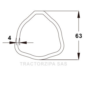 tubo trilobular externo cardan categoria 8