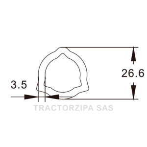 tubo trilobular interno categoria 1