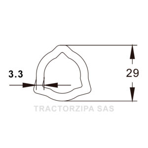 tubo trilobular interno categoria 2