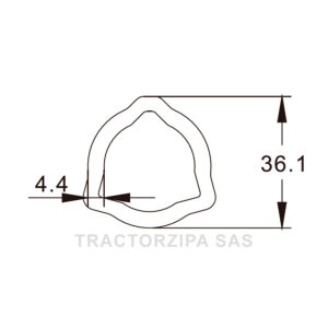 tubo trilobular interno cardan categoria 3
