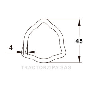 caña cardan, funda cardan, tubo cardan, tubo toma fuerza